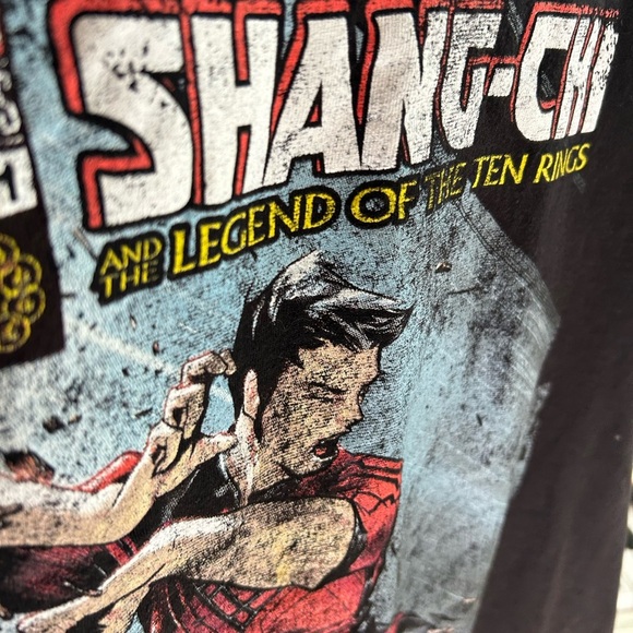 Marvel Shang-Chi Black and Red Graphic Tee M - Picture 9 of 10